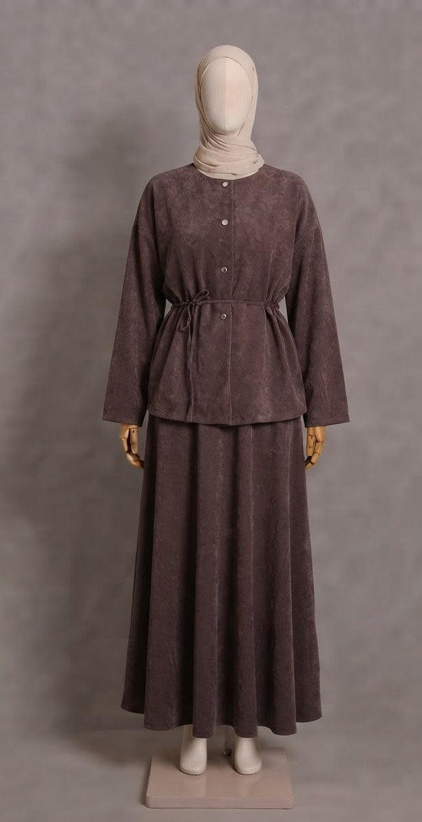 Sara Velour Zweiteiler Set